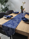 Tischband mit floralem Flächenmotiv 25x160 cm